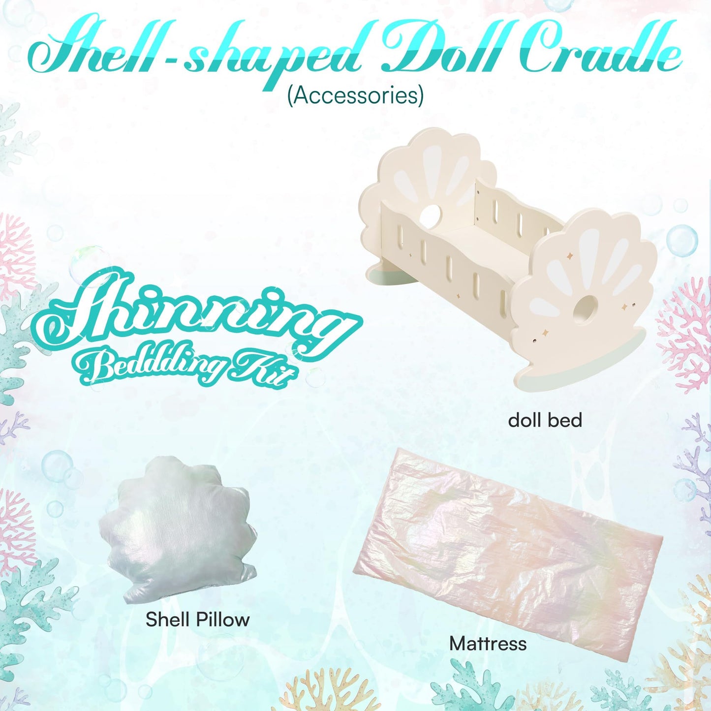 Crib size demonstration with 18-inch doll