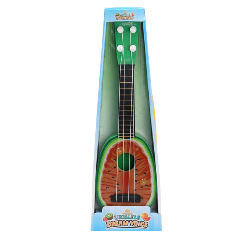 Simulation ukulele demonstrating musical features