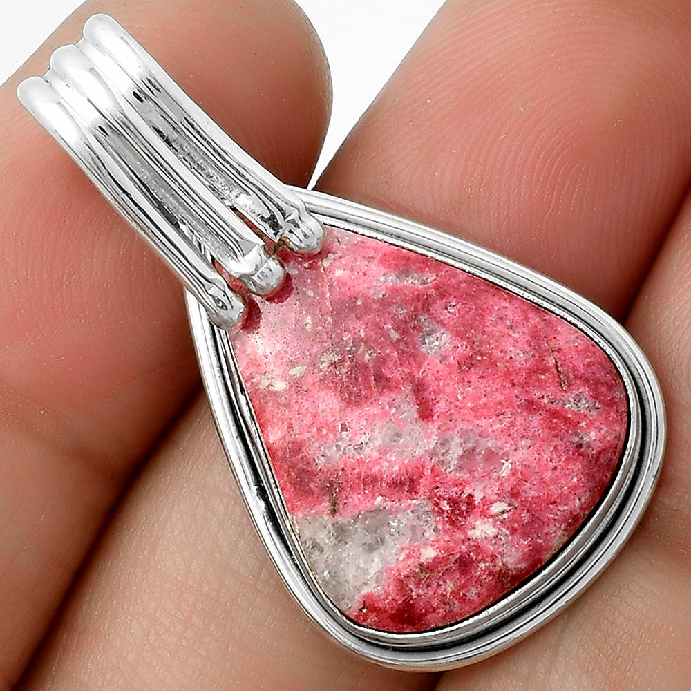 Natural Pink Thulite - Norway Pendant P-1664 SDP116759