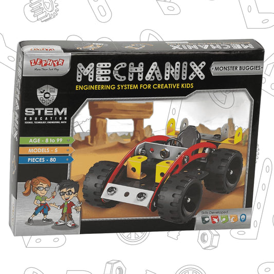 Box of Lepin MECHANIX Monster Buggies STEM education set for creative kids